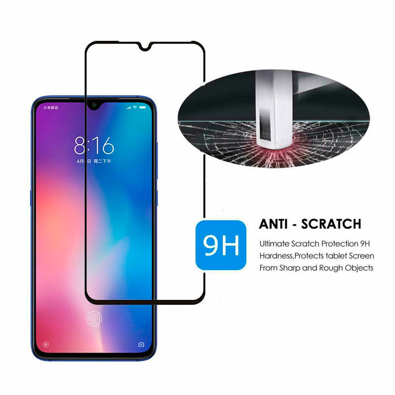 Захисне скло для Xiaomi Mi A3 Lite (CC9) 3D Glass 9H Чорний