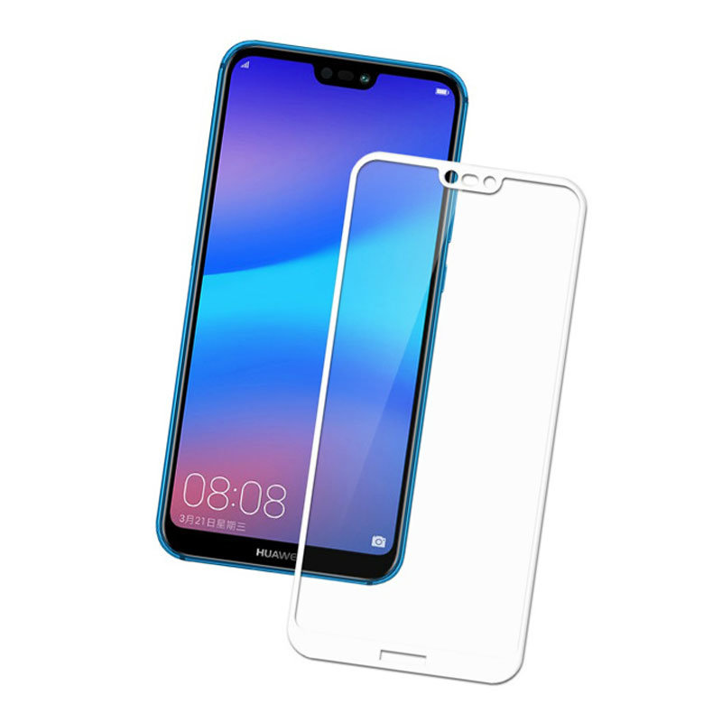 Захисне скло для Huawei P20 Lite Full Screen Білий