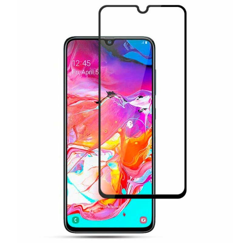Захисне скло для Samsung Galaxy A70 A705 3D Чорний