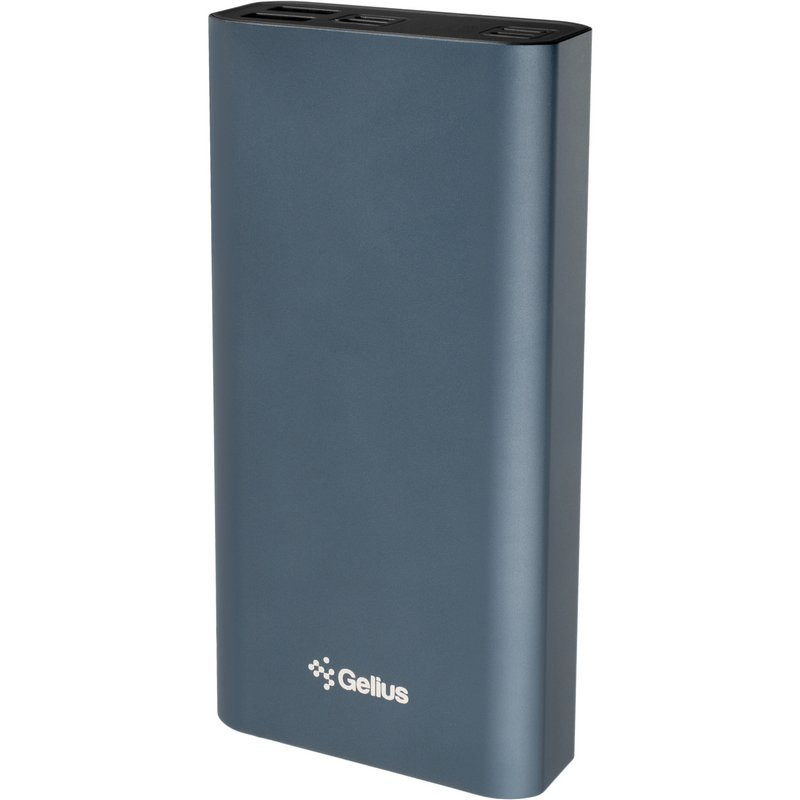 Внешний аккумулятор Power Bank Gelius Edge 3 GP-PB20-210 PD 20000mAh QC+PD 20W Dark Blue