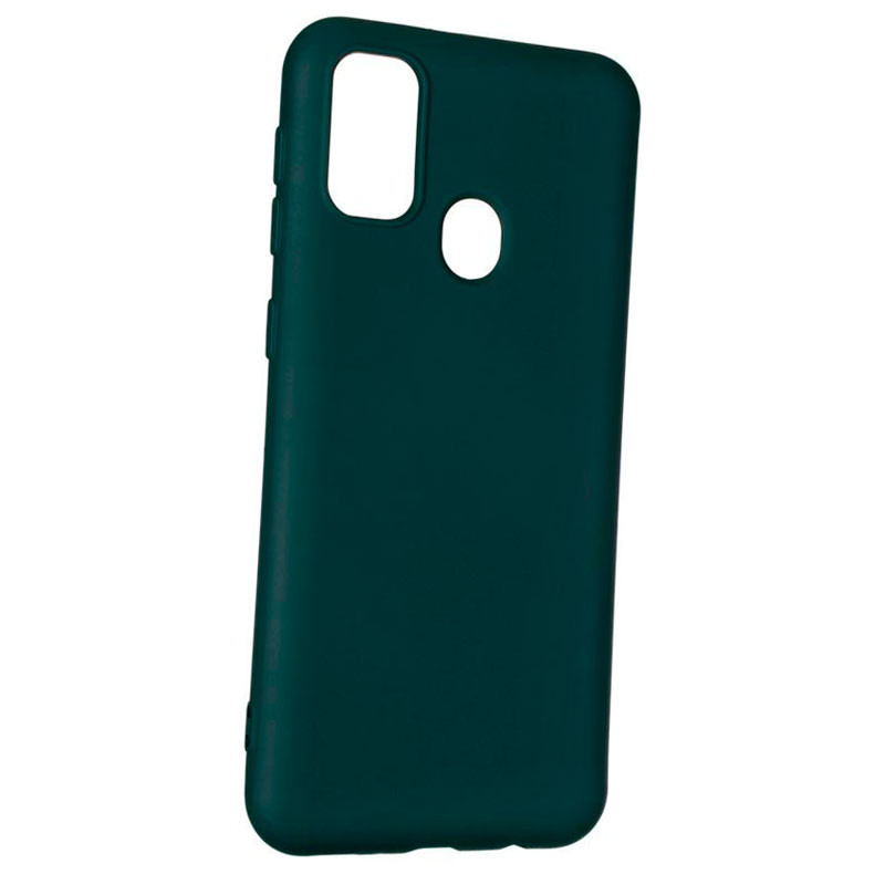 Силіконовий чохол для Samsung M30S / M21 Galaxy M307 / M215 Full Soft Case Темно-синій