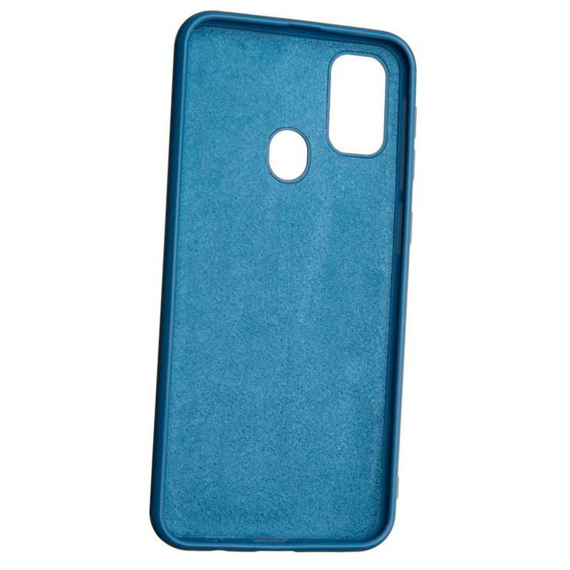 Силіконовий чохол для Samsung M30S / M21 Galaxy M307 / M215 Full Soft Case Темно-синій