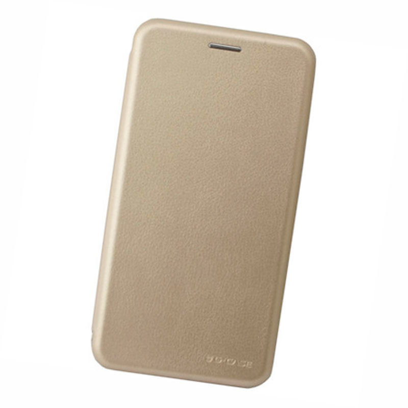 Чохол книжка для Samsung J260 Galaxy J2 Core Case Шкіряний Золотий