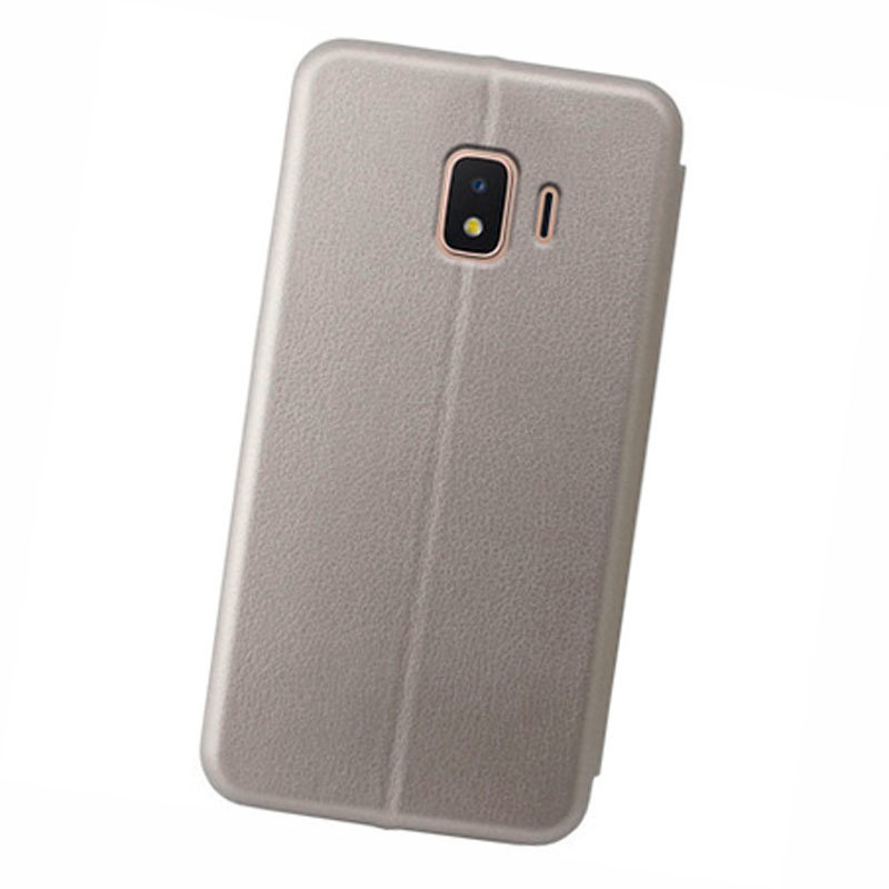 Чохол книжка для Samsung J260 Galaxy J2 Core Case Шкіряний Золотий