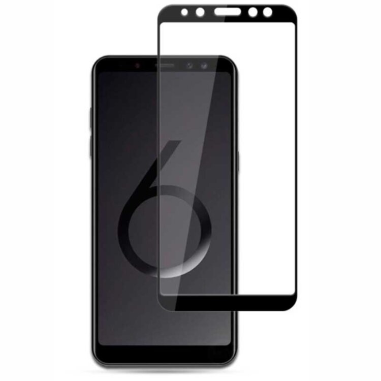 Захисне скло для Samsung A605 Galaxy A6 Plus 2018 5D Glass 9H чорний