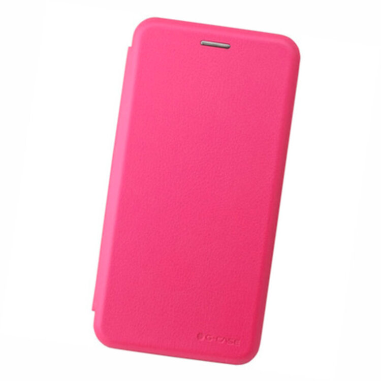 Чохол книжка для Samsung J260 Galaxy J2 Core Case Шкіряний Малиновий