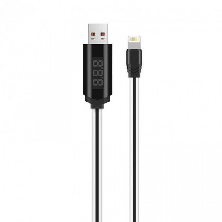 Кабель (зарядка) USB Hoco U29 LED Dislayed Timing для iPhone /iPad Lightning