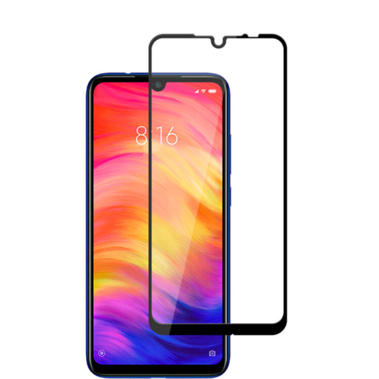 Защитное стекло для Xiaomi Redmi 7 Full Screen Черный