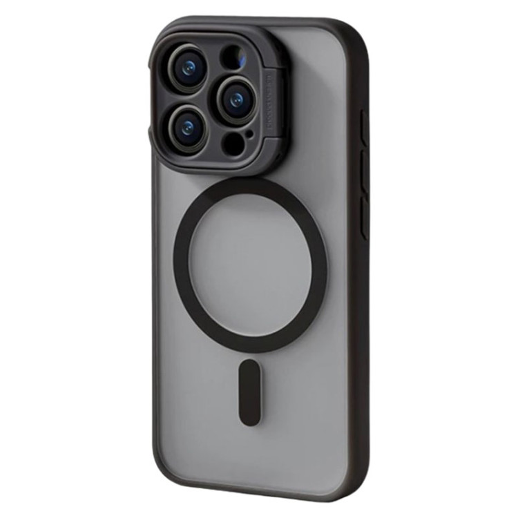 Чохол для iPhone 15 Pro Stand Camera with MagSafe (чорний)