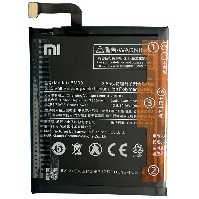Акумулятор Xiaomi Mi6 Оригінал (BM39)