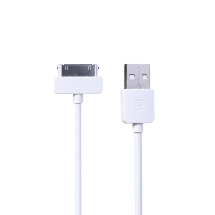 Кабель (зарядка) для iPhone 4 /4S, iPad 3 Remax білий