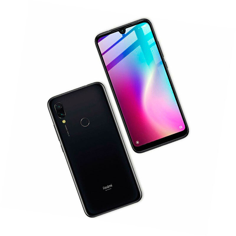 Защитное стекло для Xiaomi Redmi 7 3D Glass 9H Черный