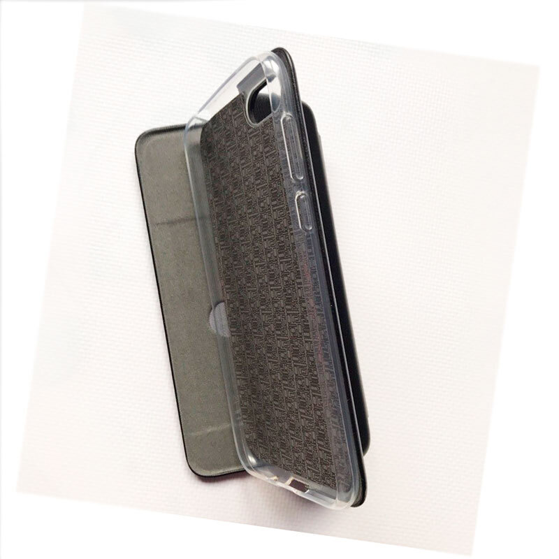 Чохол книжка для Huawei Y5 2019 Case Шкіряний Сірий