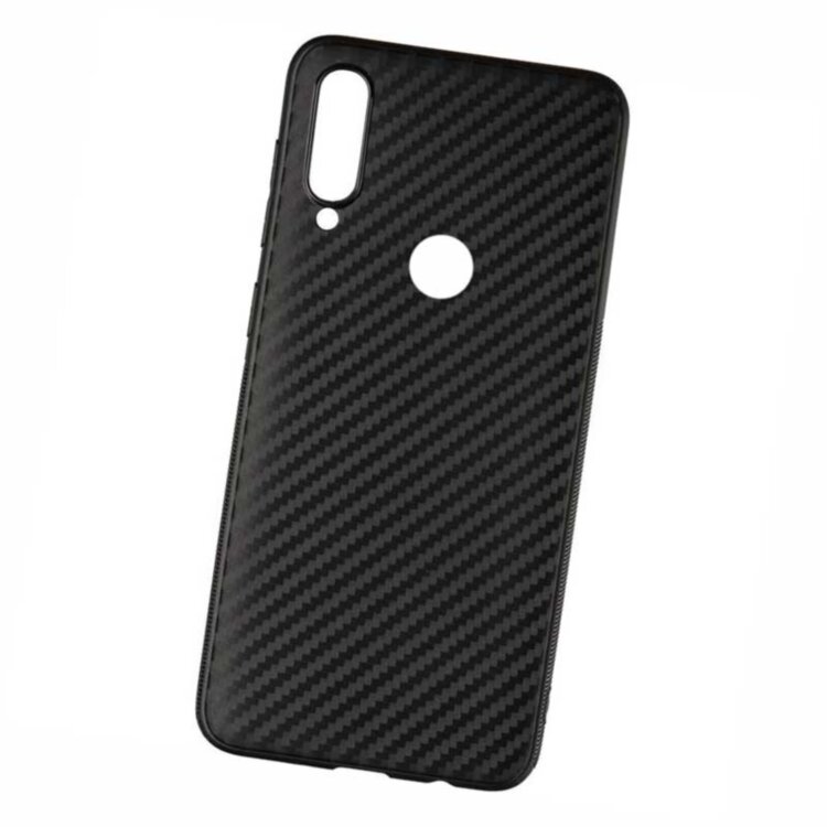 Чохол бампер для Samsung A207 Galaxy A20s тонкий Carbon Чорний