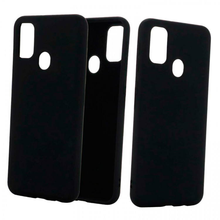 Силіконовий бампер для Samsung M30S / M21 Galaxy M307 / M215 Оригінал Чорний