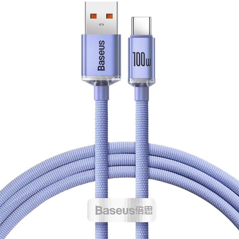 Кабель Baseus Crystal Shine USB Type-C 100W (CAJY000401) 1.2 м 