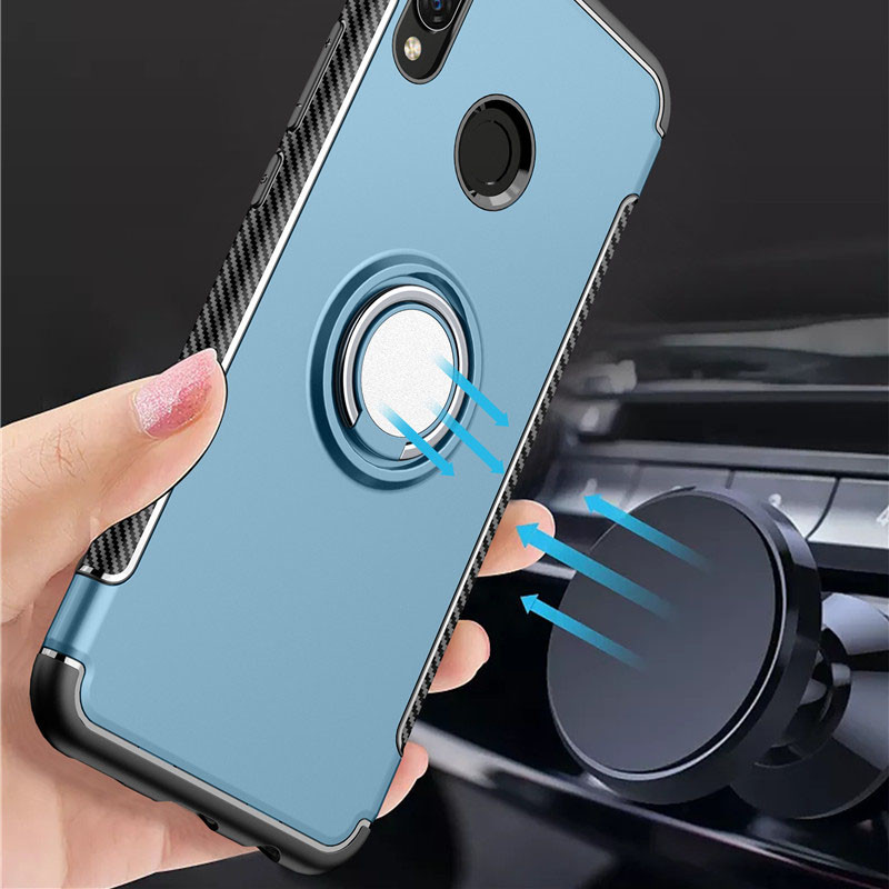 Чохол для Huawei P Smart Plus / Nova 3i з підставкою Ring Чорний