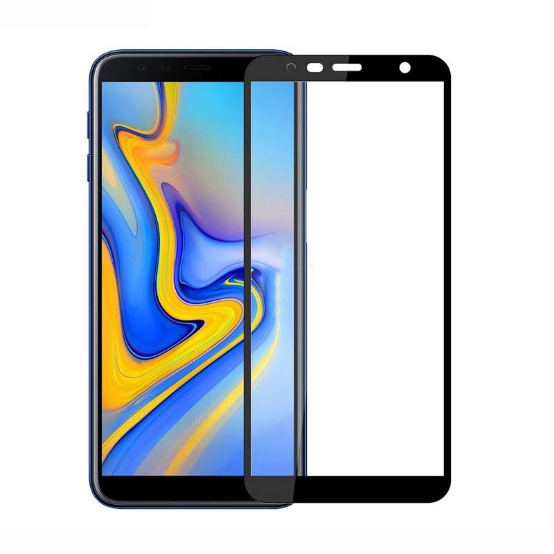 Захисне скло для Samsung J610 Galaxy J6 Plus 5D Glass 9H Чорний