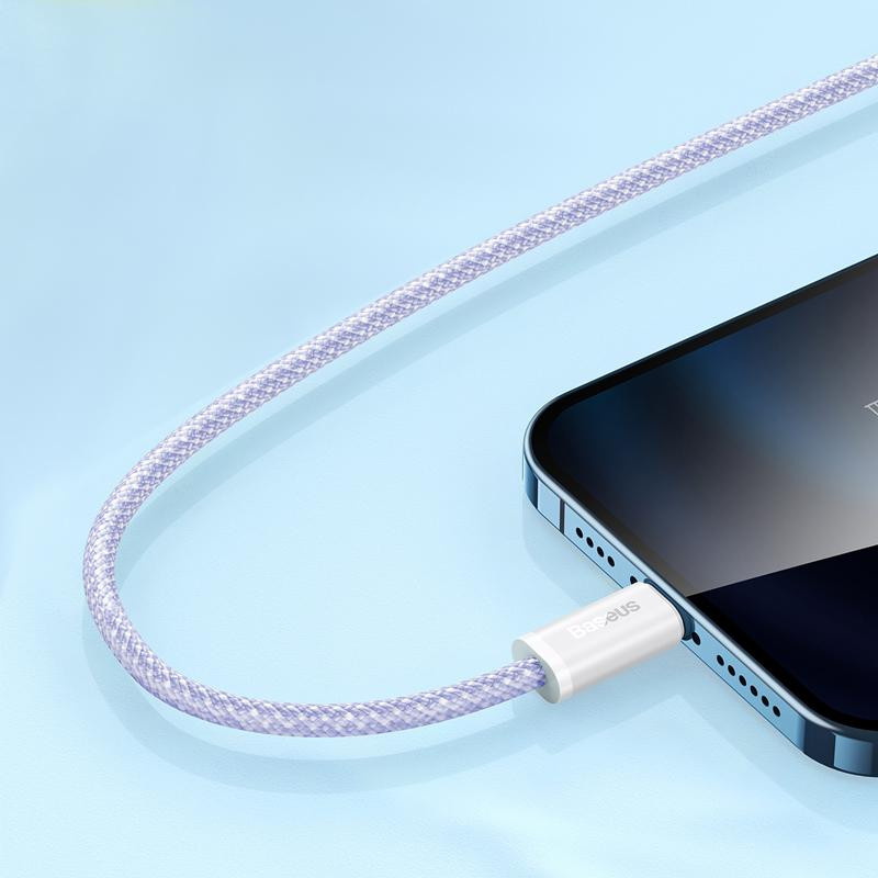 Провід тканинний Baseus Dynamic 2 Lightning USB 2.4A (CALD040005) 1м