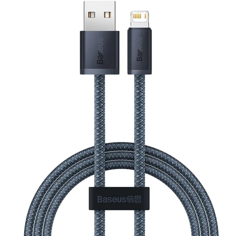 Провід тканинний Baseus Dynamic 2 Lightning USB 2.4A (CALD040005) 1м