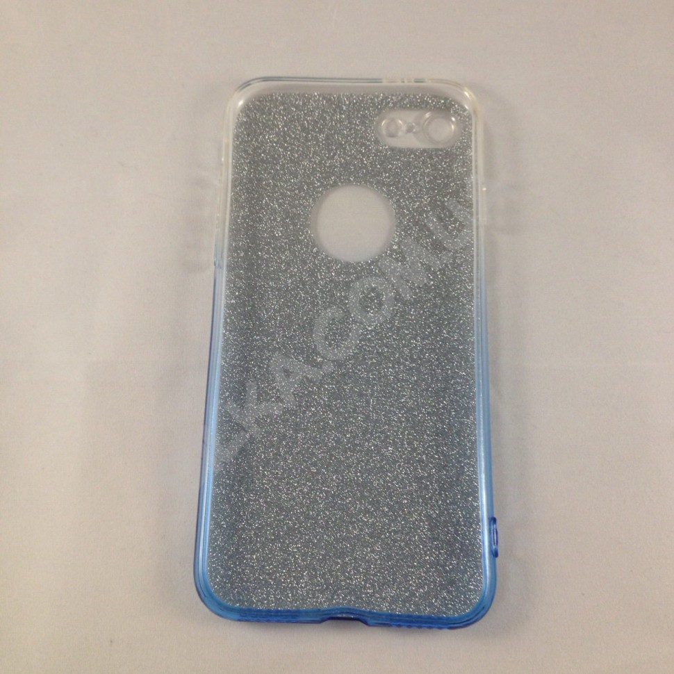 Силиконовый чехол  для iPhone 7 Hrome Line Синий