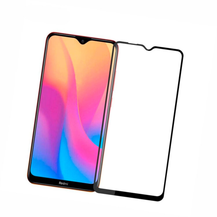 Захисне скло для Xiaomi Redmi 8a 5D Glass 9H Чорний