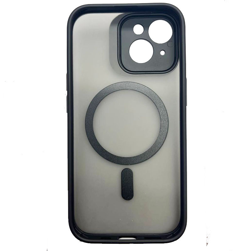 Чехол для iPhone 15 Stand Camera with MagSafe (серый)