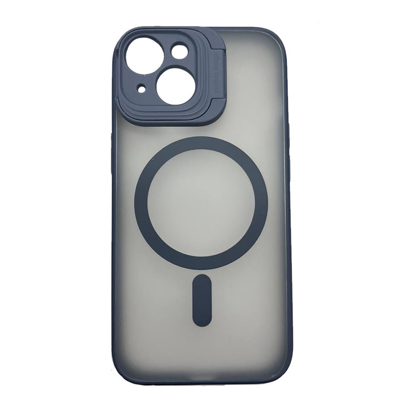 Чехол для iPhone 15 Stand Camera with MagSafe (серый)