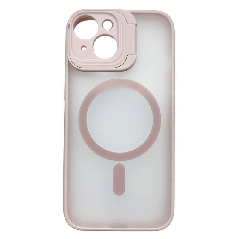 Чехол для iPhone 15 Stand Camera with MagSafe (серый)