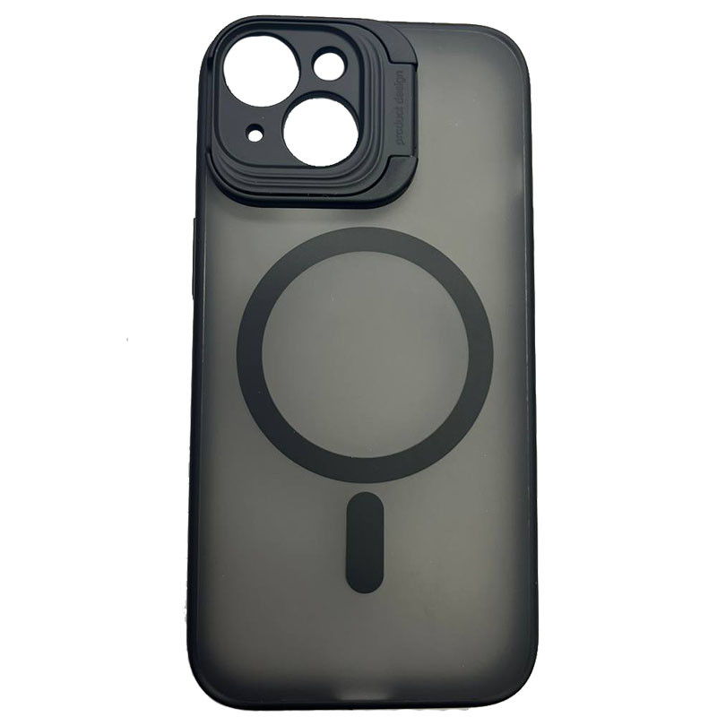 Чехол для iPhone 15 Stand Camera with MagSafe (серый)