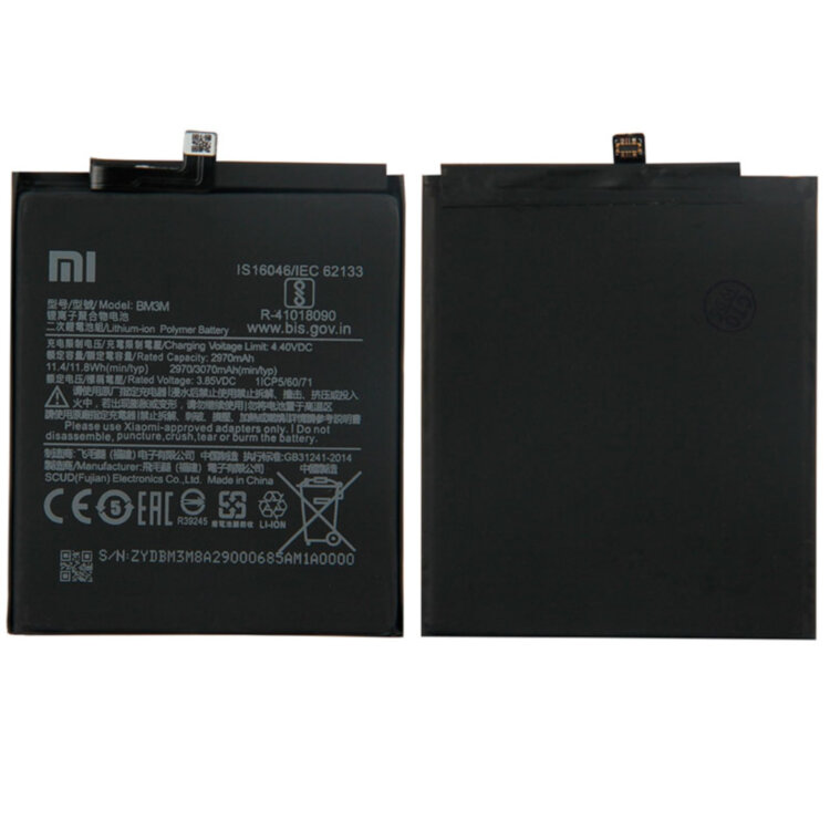 Акумулятор для Xiaomi Mi9 SE /Mi 9SE (BM3M) (3070 mAh) Оригінал