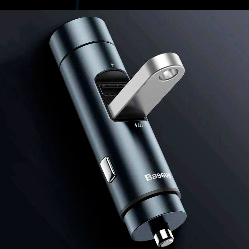 FM трансмітер Baseus Energy Column 2USB 3.1A