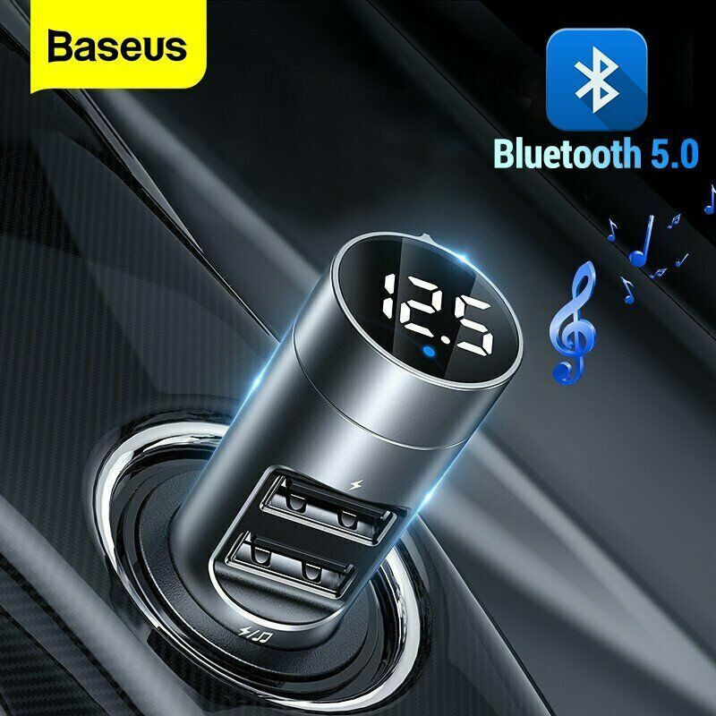 FM трансмітер Baseus Energy Column 2USB 3.1A