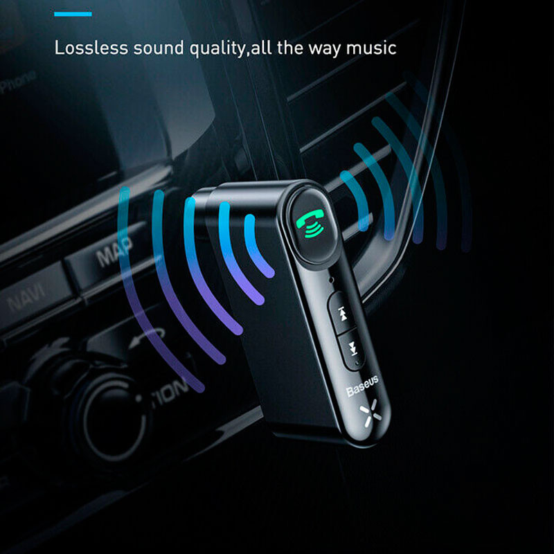 Автомобільний FM трансмітер Baseus Qiyin AUX Bluetooth Receiver