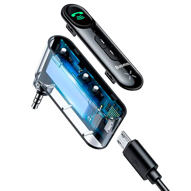 Автомобільний FM трансмітер Baseus Qiyin AUX Bluetooth Receiver