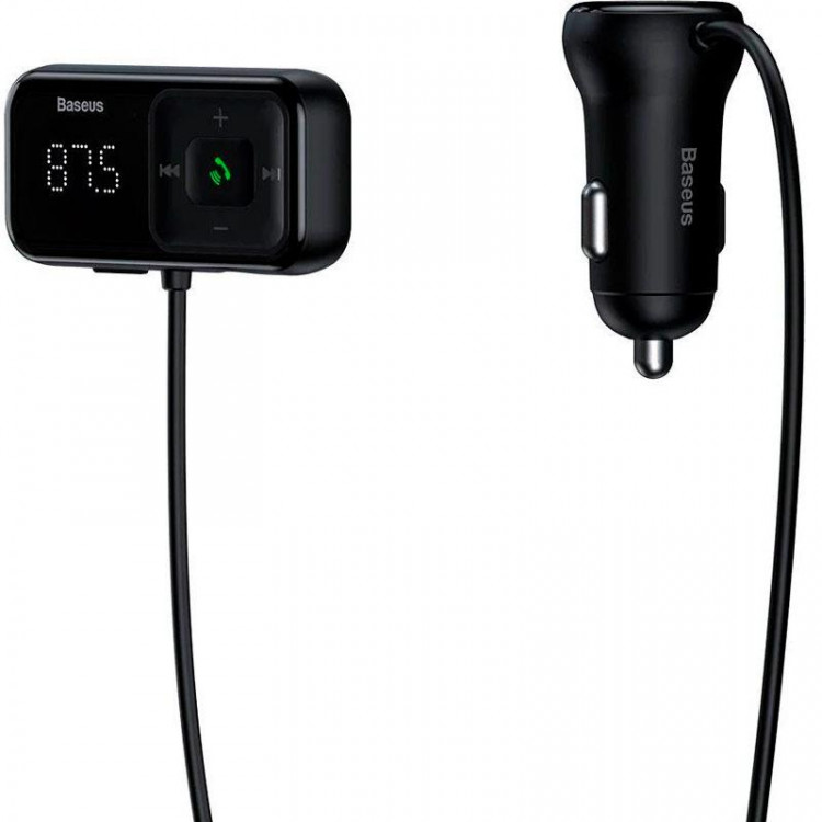 FM-модулятор Baseus T-Typed S16 Bluetooth MP3/Charger (CCTM-E01)