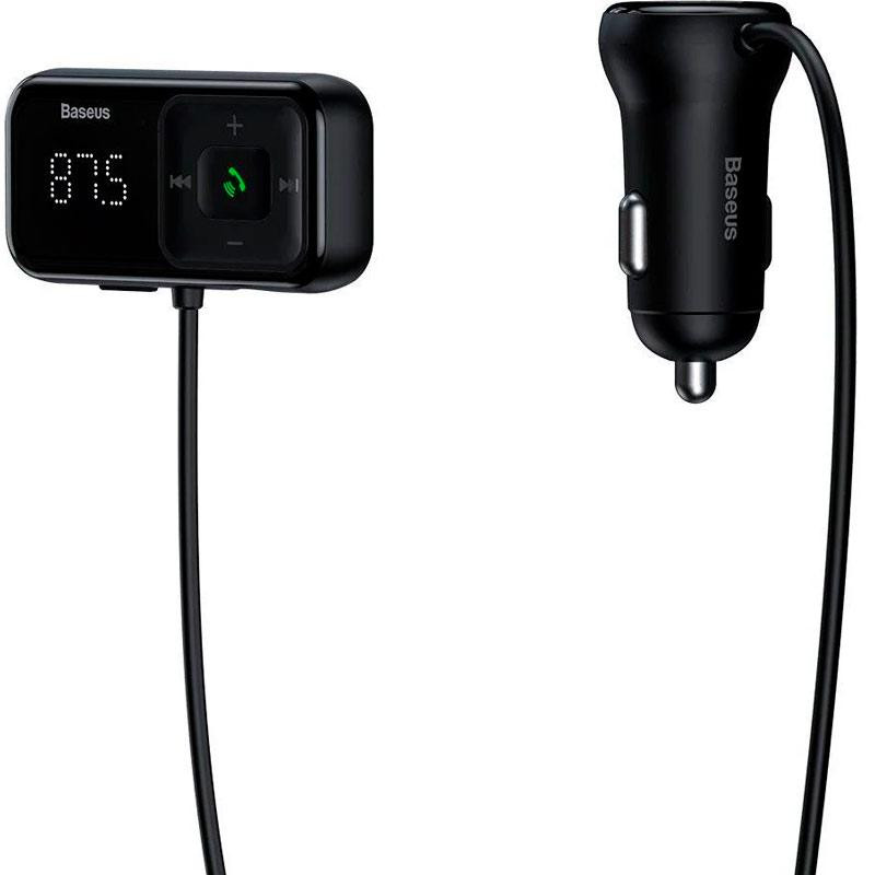FM-модулятор Baseus T-Typed S16 Bluetooth MP3/Charger (CCTM-E01)