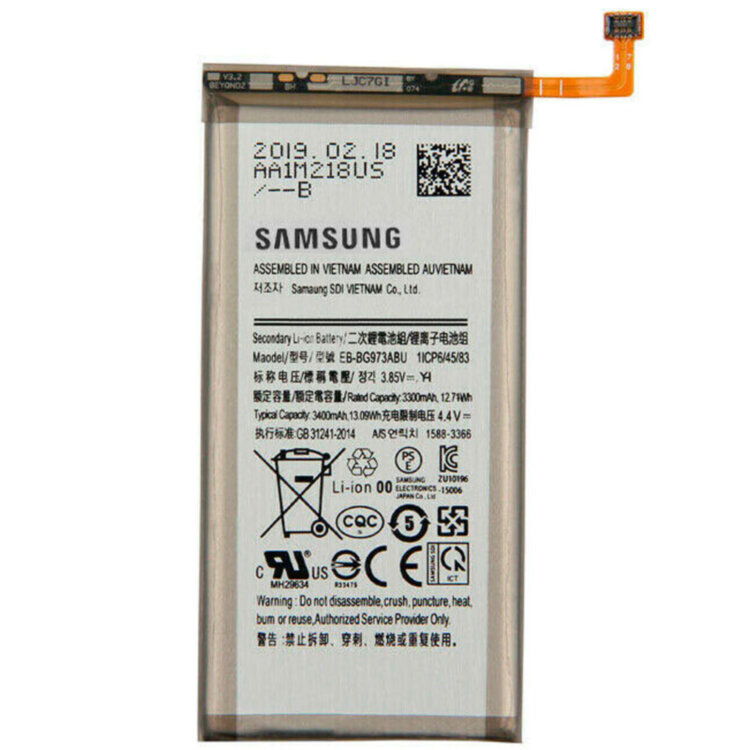 Акумулятор для Samsung G973 Galaxy S10 (3400 mAh) EB-BG973ABU Оригінал