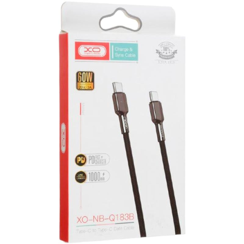 Кабель Type-C ❱ Type-C XO NB183B 60W 1 метр