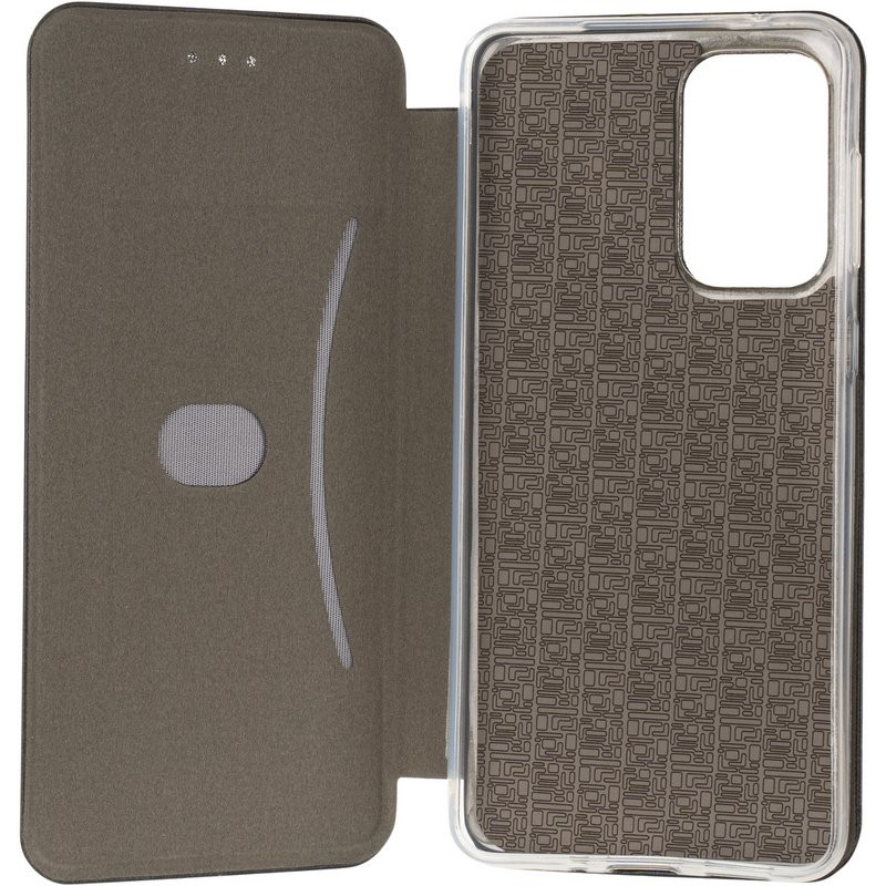 Чехол книжка для Samsung A336 Galaxy A33 Slim Case Кожаный Золотой