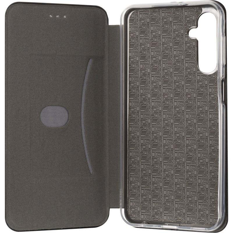 Чехол книжка для Samsung M346 Galaxy M34 Slim Case Кожаный Черный