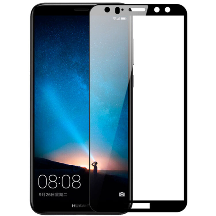 Захисне скло для Huawei Mate 10 Lite 5D Glass 9H Чорний
