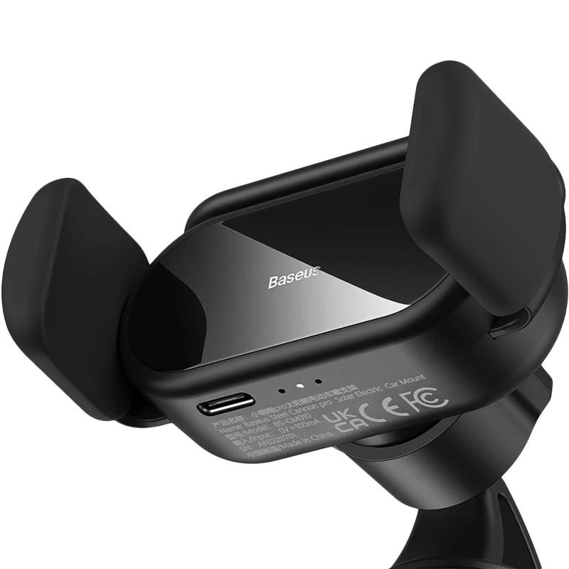 Автодержатель для приборной панели Baseus Steel Cannon Pro Solar Electric 