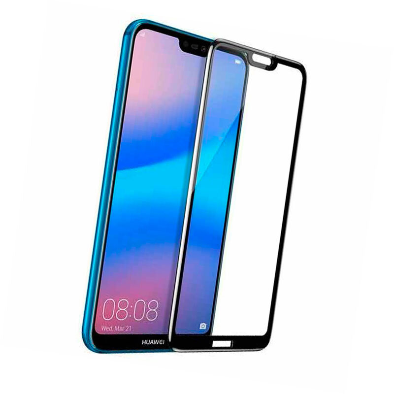 Захисне скло для Huawei P20 Lite 5D Glass 9H Чорний