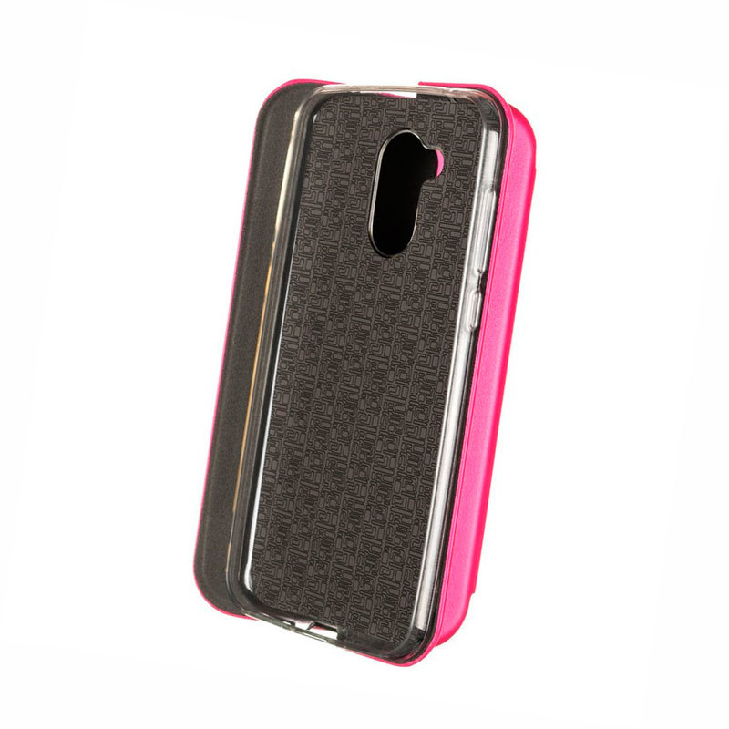 Чохол книжка для Samsung J415 Galaxy J4 Plus Case Шкіряний Рожевий