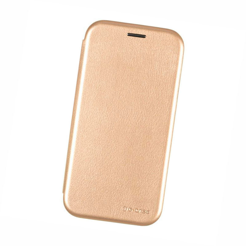 Чохол книжка для Samsung J415 Galaxy J4 Plus Case Шкіряний Золотий