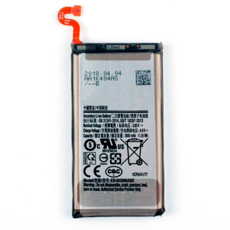 Аккумулятор для Samsung G960 Galaxy S9 (3000 mAh) EB-BG960ABE Оригинал