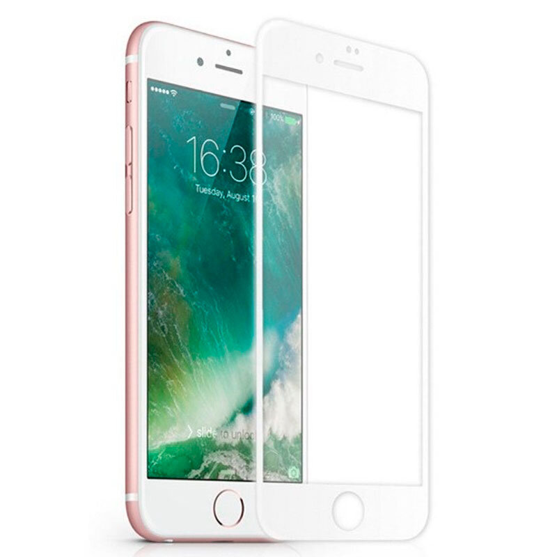 Захисне скло для iPhone 7 Plus /8 Plus 3D Glass 9H Білий