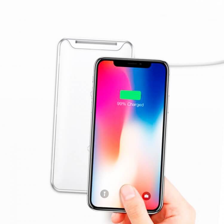 Беспроводное зарядное устройство Baseus Three-coil Desktop Holder Черный