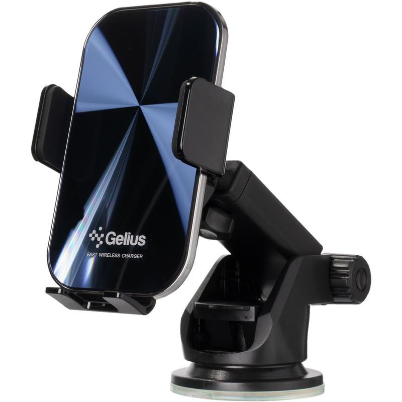 Автомобильный держатель с беспроводной зарядкой Gelius Odyssey GP-WCH010 15W